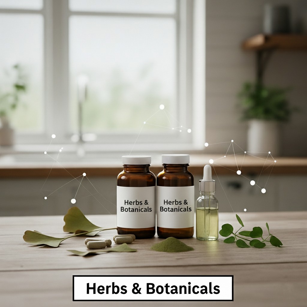 Herbal supplements like Ginkgo and Bacopa